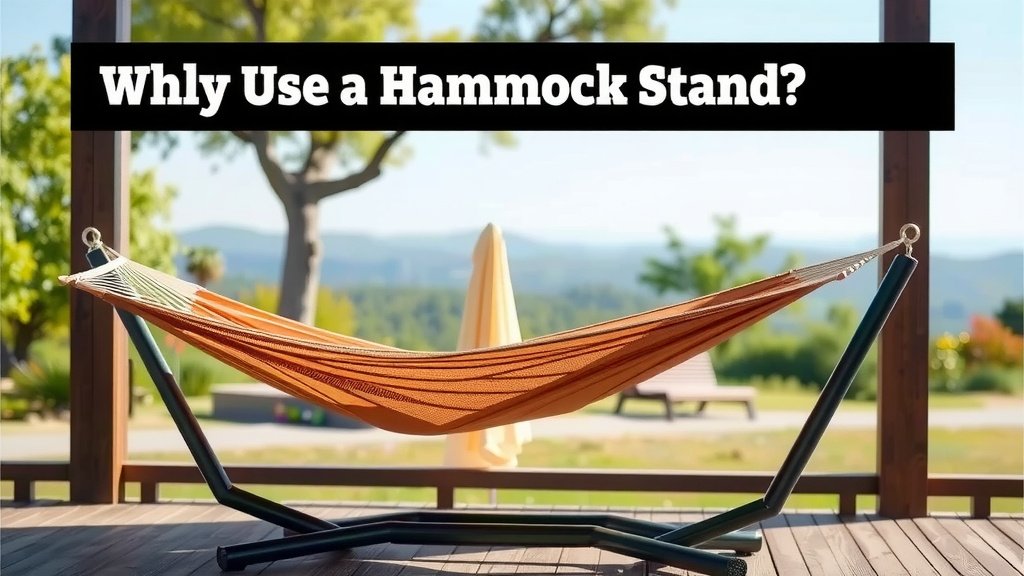 Why Use a Hammock Stand?