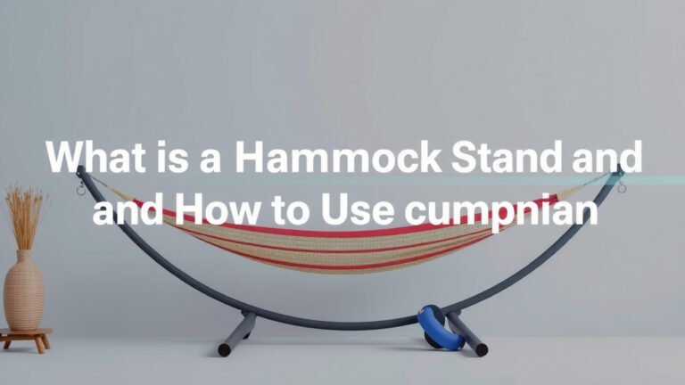 What Is a Hammock Stand and How to Use It
