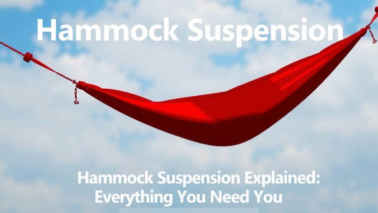 Hammock Suspension Explained: Everything You Need to Know