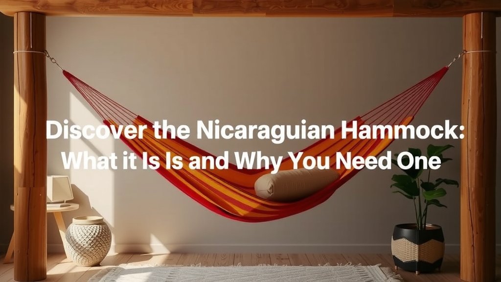 Discover the Nicaraguan Hammock: What It Is and Why You Need One