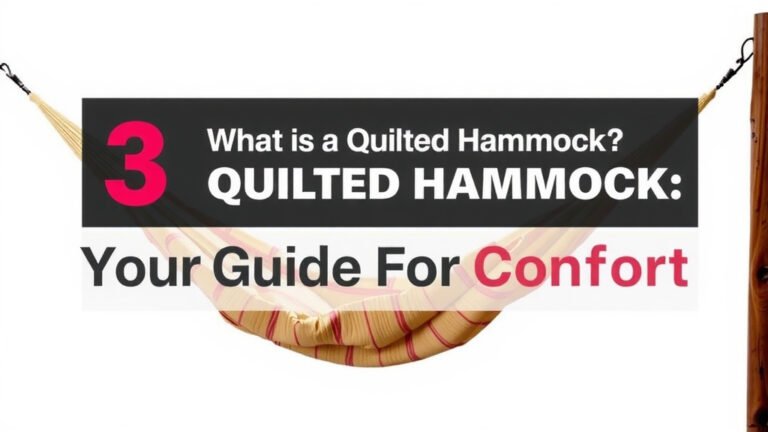 What Is a Quilted Hammock? Your Guide to Comfort