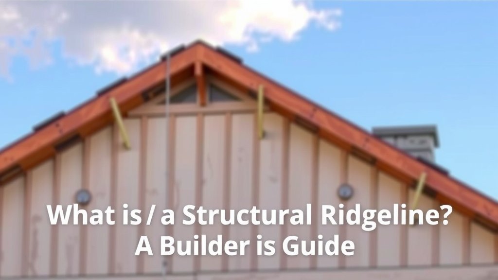 What is a Structural Ridgeline? A Builder's Guide