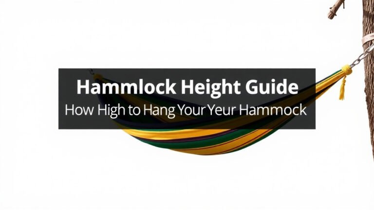 Hammock Height Guide: How High to Hang Your Hammock