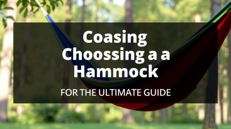 Choosing a Hammock: Your Ultimate Guide