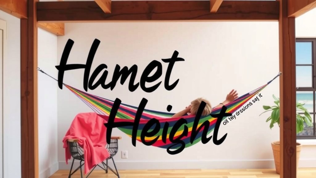 Achieving the Perfect Hammock Height for Ultimate Relaxation