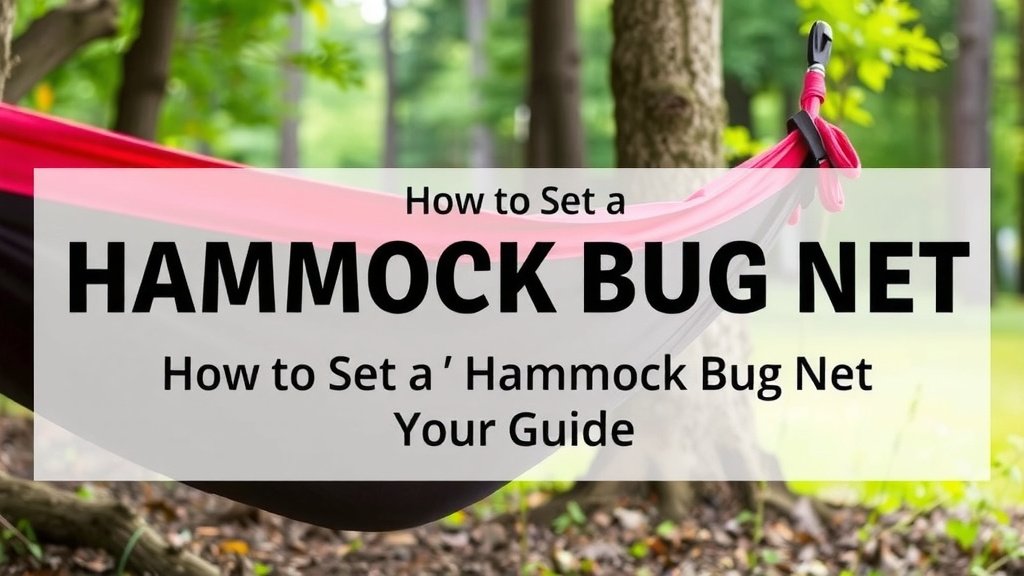How to Set Up a Hammock Bug Net: Your Guide