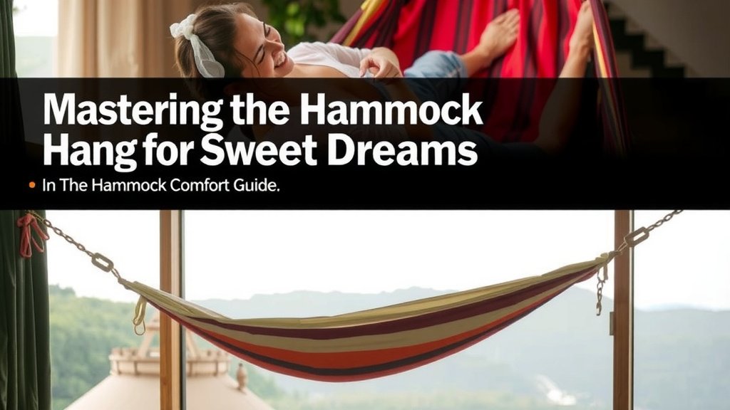 Mastering the Hammock Hang for Sweet Dreams