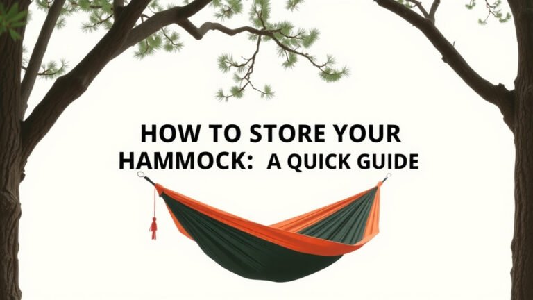 How to Store Your Hammock: A Quick Guide