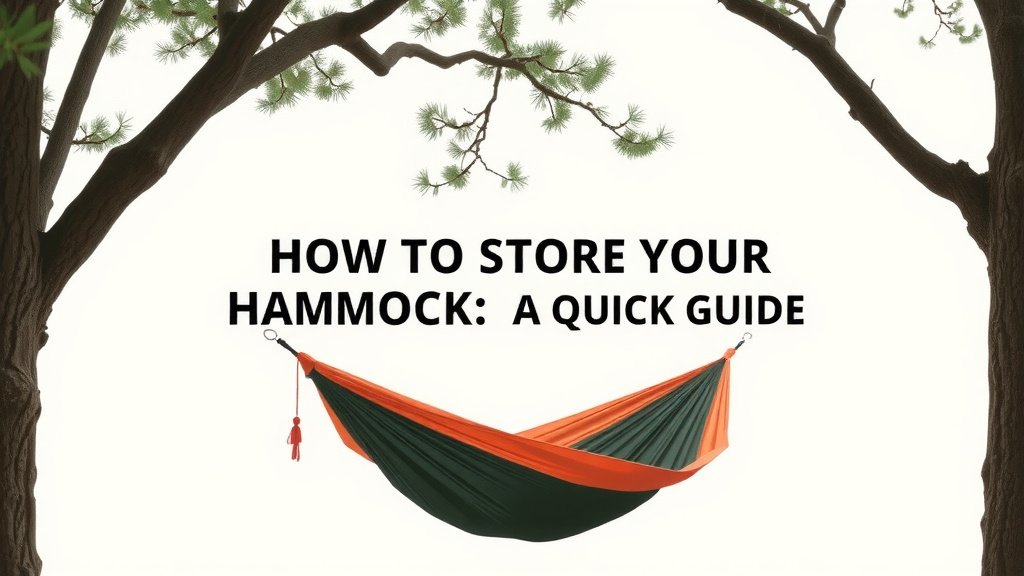 How to Store Your Hammock: A Quick Guide