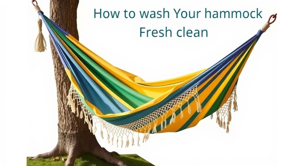 How to Wash Your Hammock for a Fresh Clean