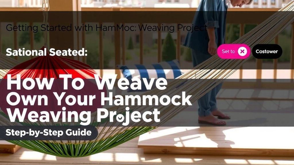 Getting Started with Your Hammock Weaving Project