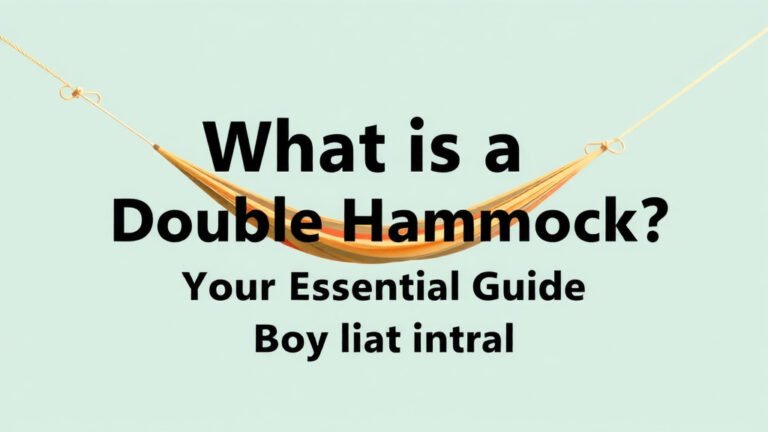 What Is a Double Hammock? Your Essential Guide