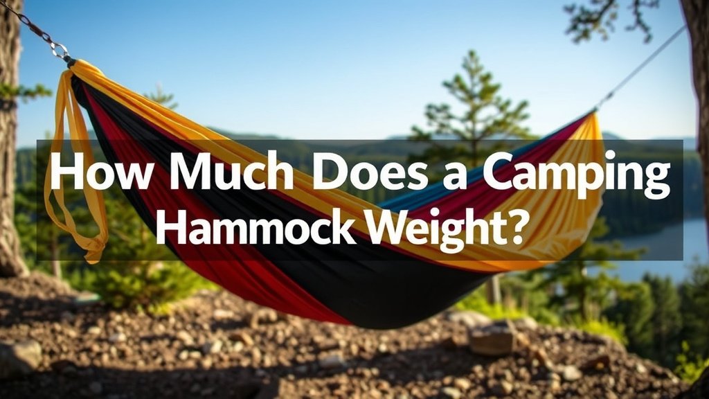 Understanding Camping Hammock Weight Factors