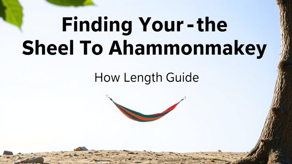 Finding Your Ideal Hammock Length