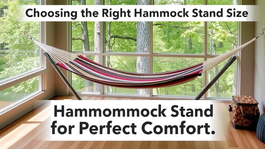 Choosing the Right Hammock Stand Size
