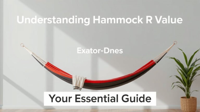 Understanding Hammock R Value: Your Essential Guide