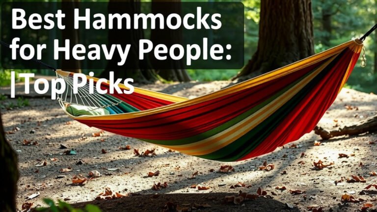 Best Hammocks for Heavy People: Top Picks 2026