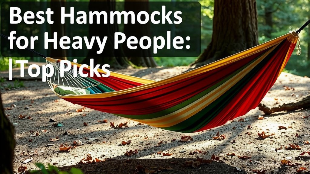 Best Hammocks for Heavy People: Top Picks 2026
