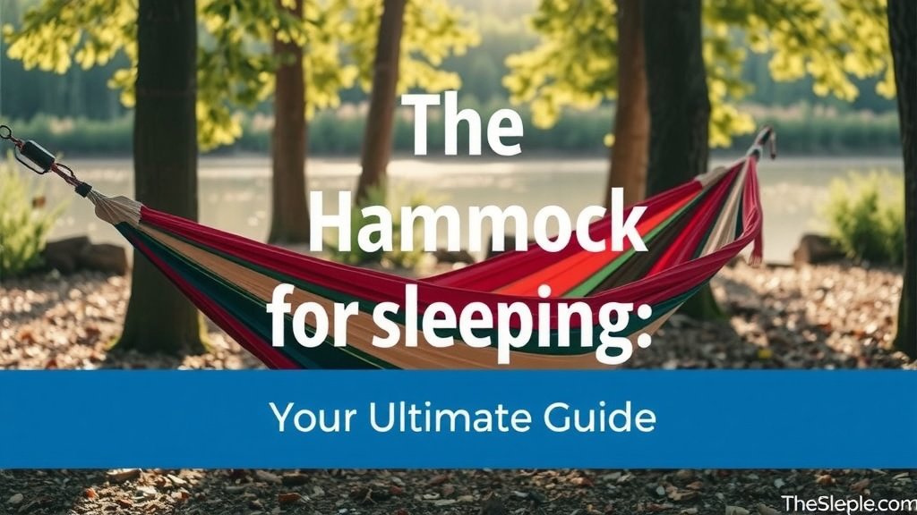 The Best Hammock for Sleeping: Your Ultimate Guide