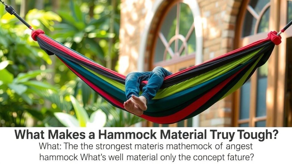 What Makes a Hammock Material Truly Tough?