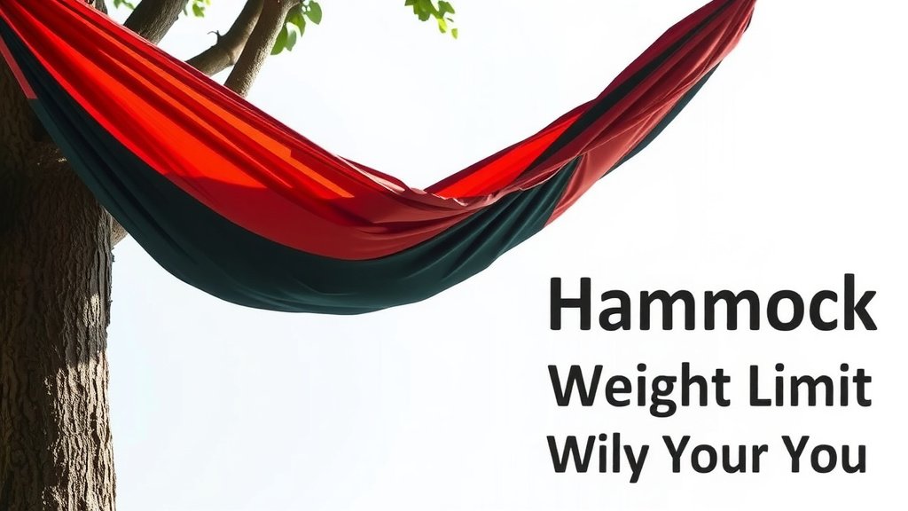 Hammock Weight Limit Explained: What You Need to Know