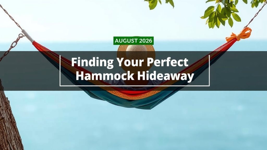 Finding Your Perfect Hammock Hideaway