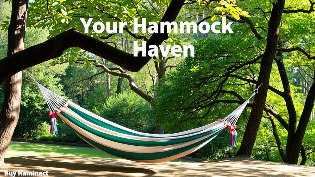 Your Hammock Haven: Setting It Up Without Any Trees
