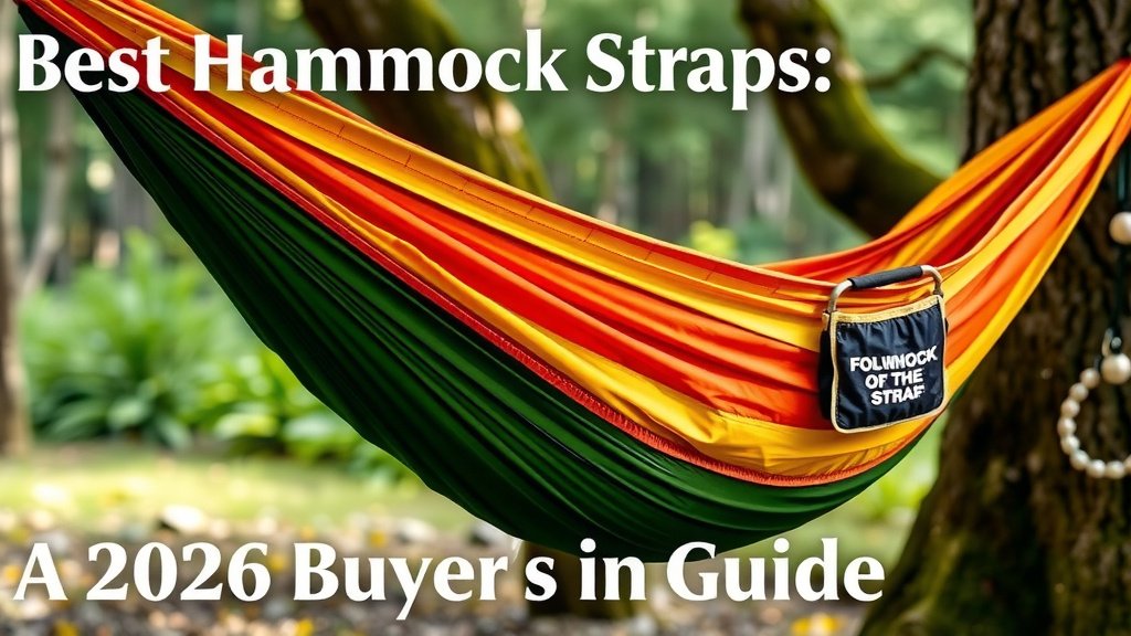 Best Hammock Straps: A 2026 Buyer's Guide
