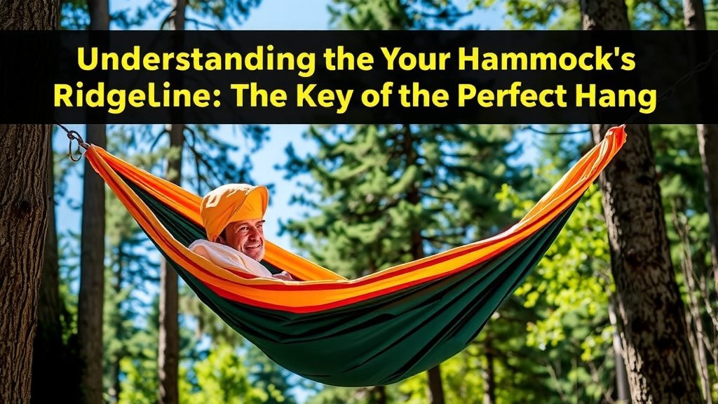 Understanding Your Hammock's Ridgeline: The Key to the Perfect Hang