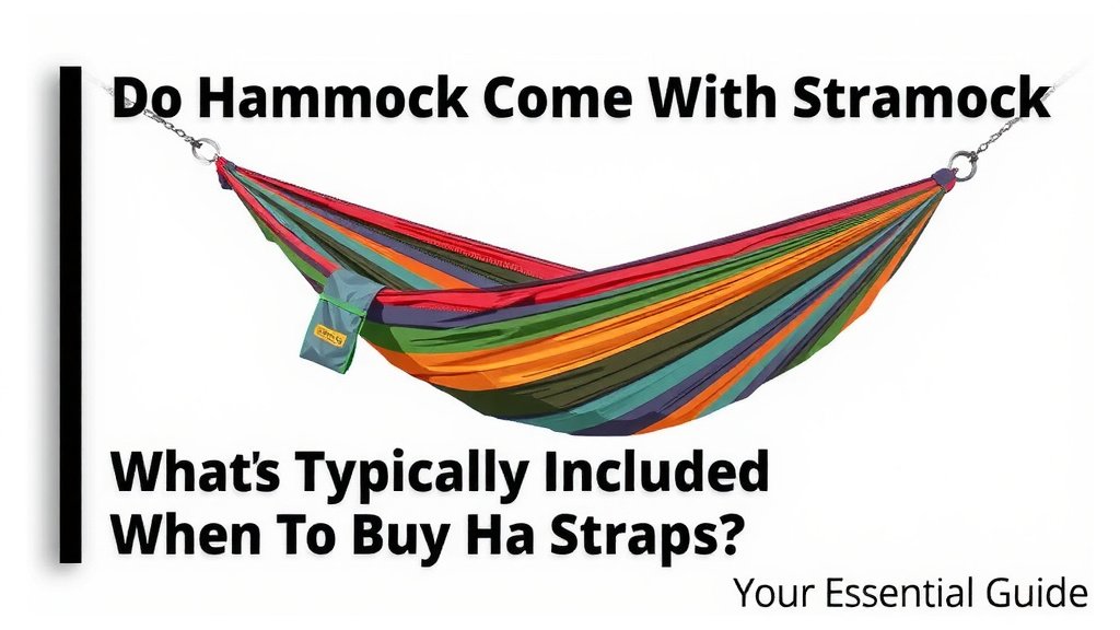 What's Typically Included When You Buy a Hammock?