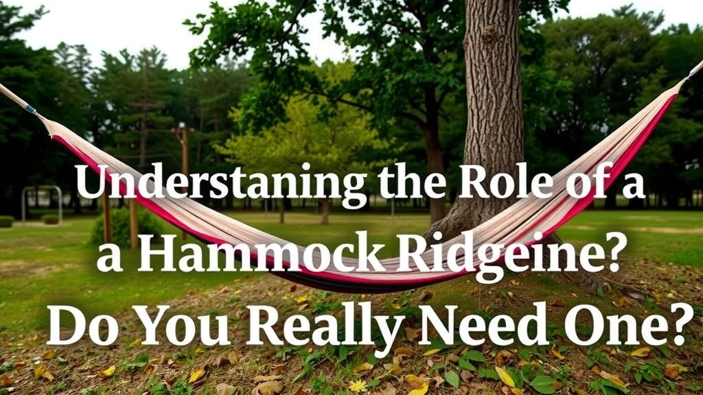 Understanding the Role of a Hammock Ridgeline