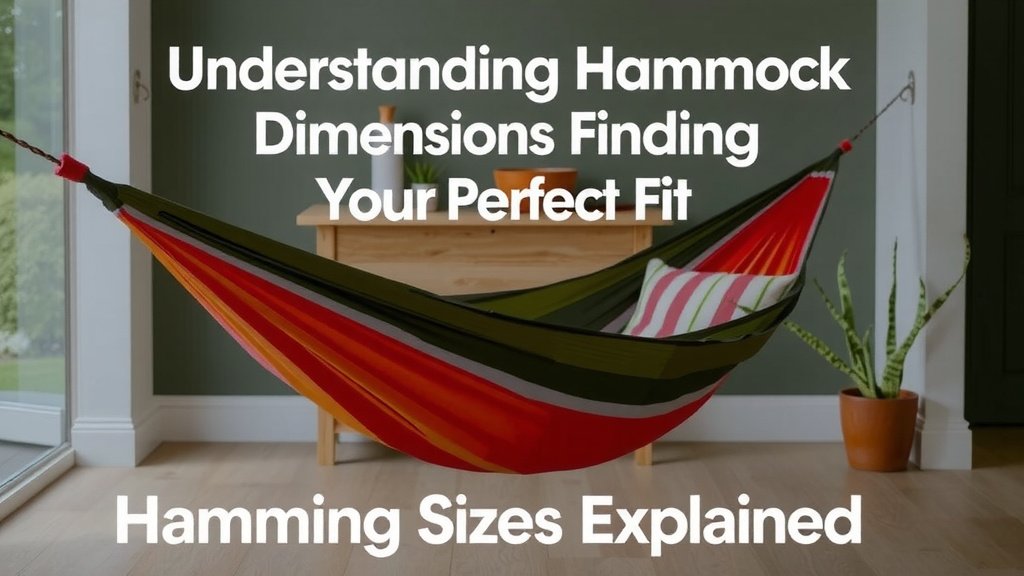 Understanding Hammock Dimensions: Finding Your Perfect Fit