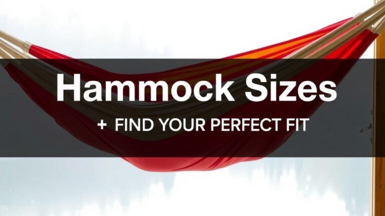 Hammock Sizes Explained: Find Your Perfect Fit