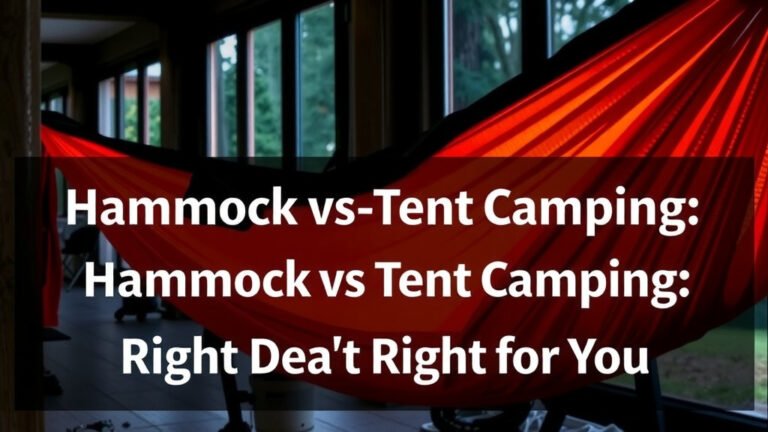 Hammock vs Tent Camping: Which is Right for You