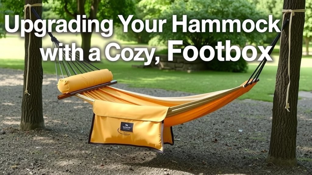 Upgrading Your Hammock with a Cozy Footbox