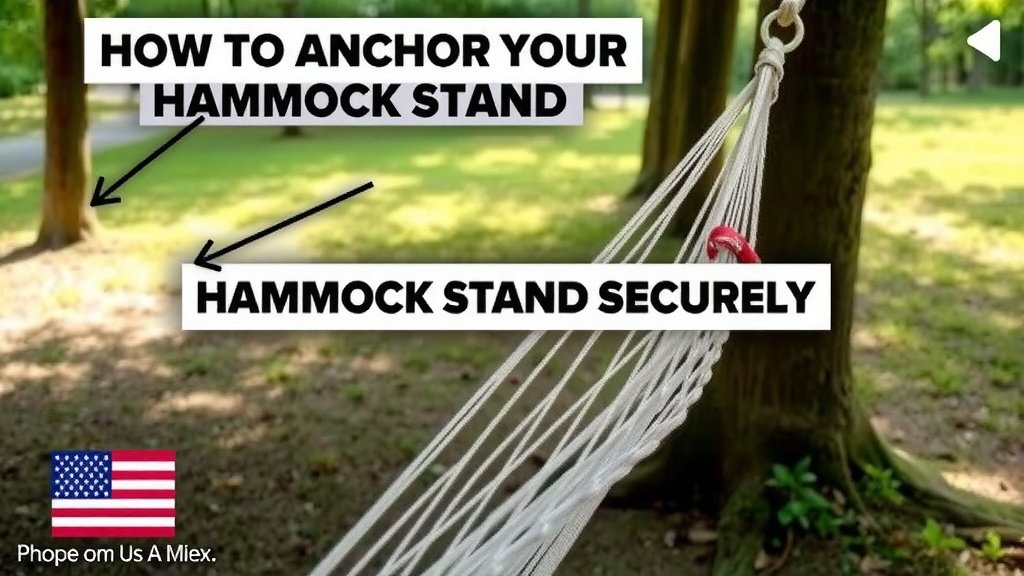 How to Anchor Your Hammock Stand Securely