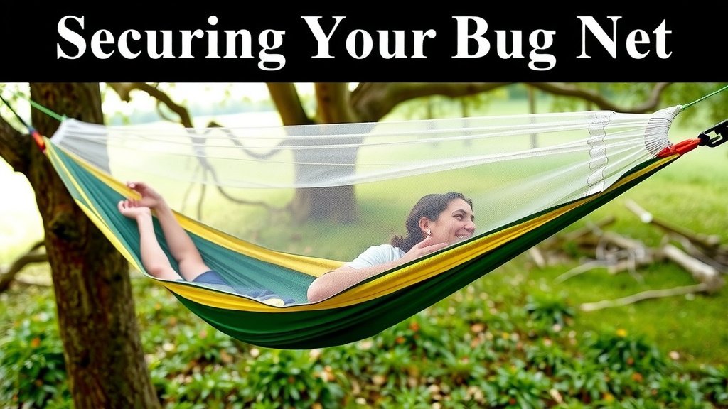 Securing Your Bug Net: The Hammock Camper's Guide