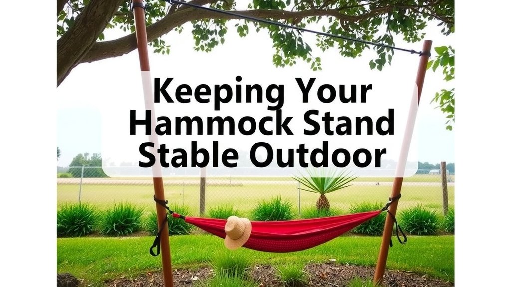 Keeping Your Hammock Stand Stable Outdoors