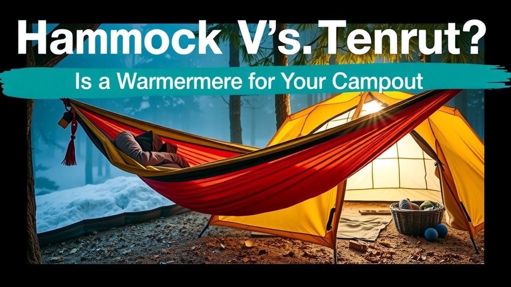 Hammock vs. Tent: Which is Warmer for Your Campout?