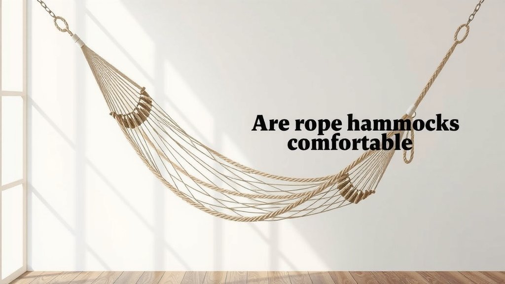 Are Rope Hammocks Comfortable? Your Complete Guide