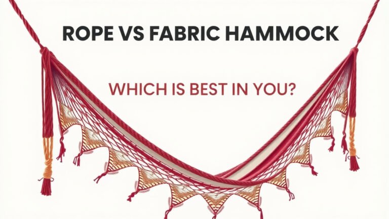 Rope vs Fabric Hammock: Which is Best for You