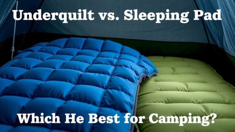 Underquilt vs Sleeping Pad: Which is Best for Camping