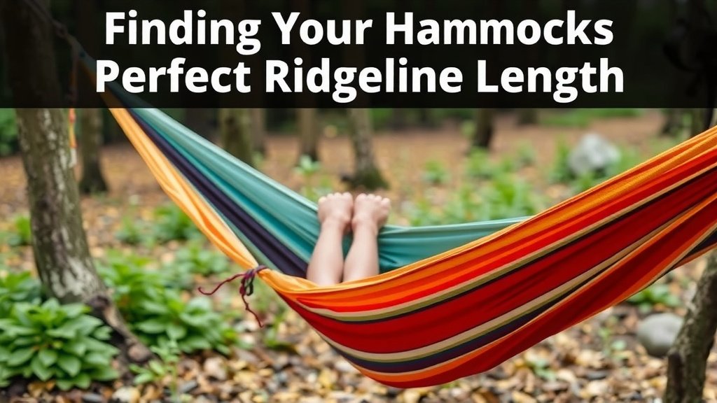 Finding Your Hammock's Perfect Ridgeline Length
