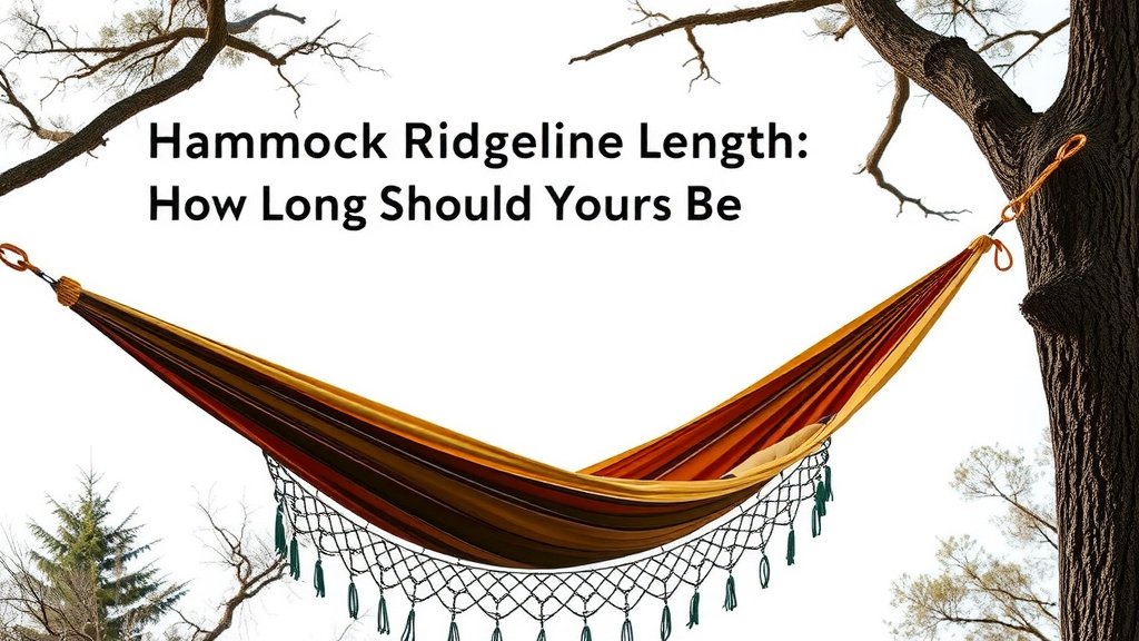 Hammock Ridgeline Length: How Long Should Yours Be