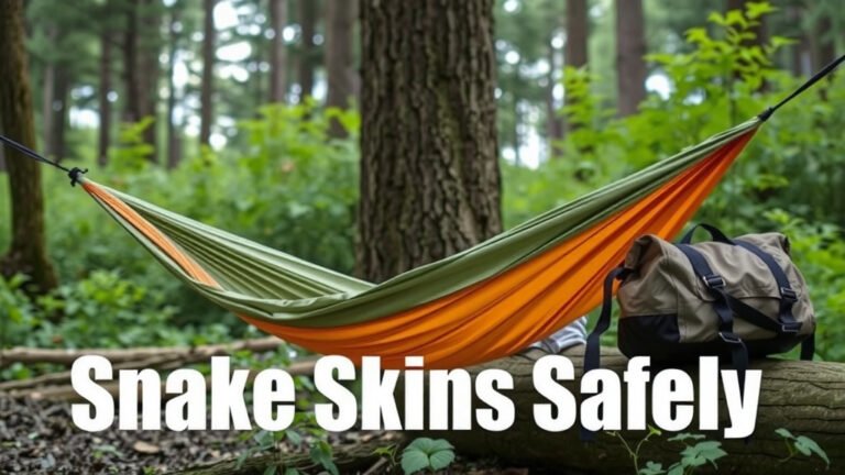 How to Pack a Hammock with Snake Skins Safely