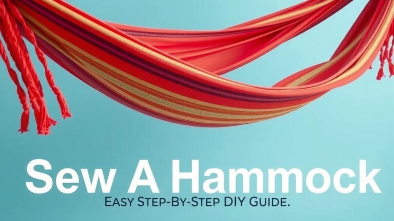 Sew a Hammock: Easy Step-by-Step DIY Guide