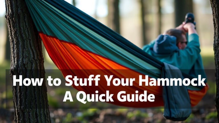 How to Stuff Your Hammock into Its Bag: A Quick Guide