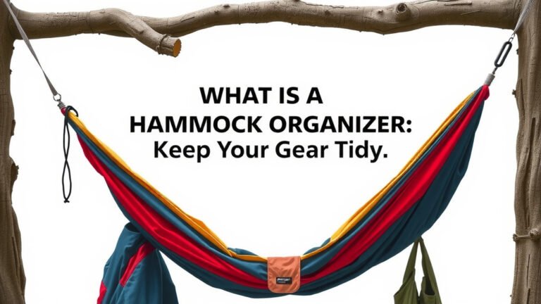 What is a Hammock Organizer: Keep Your Gear Tidy
