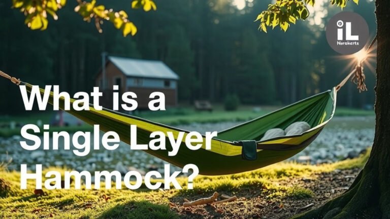 What Is a Single Layer Hammock? Your Guide