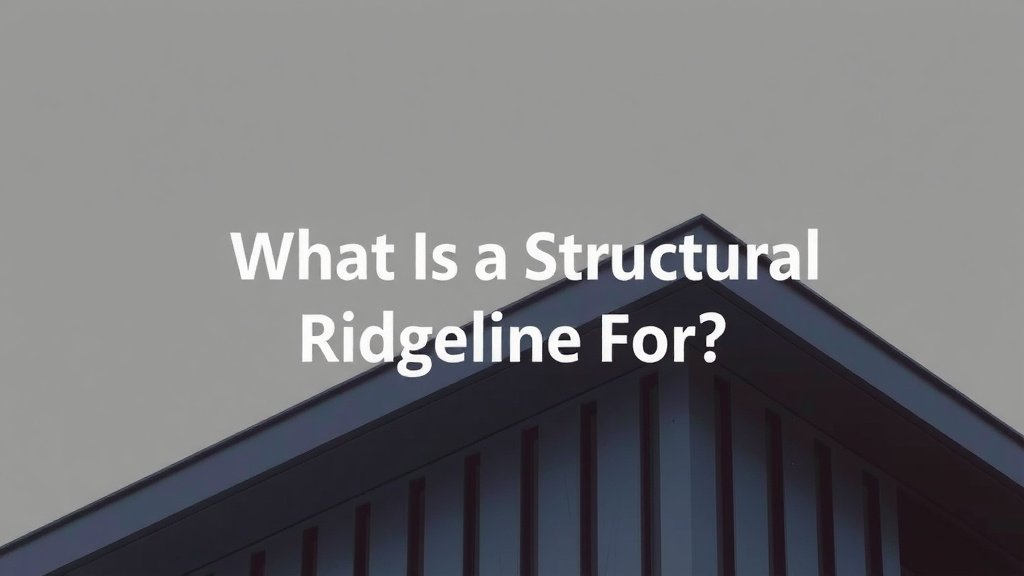 What Is a Structural Ridgeline For? Explained